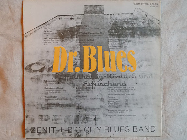 Zenit (2) + Big City Blues Band : Dr. Blues (LP, Album)