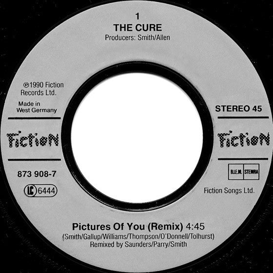 The Cure : Pictures Of You (7", Single)