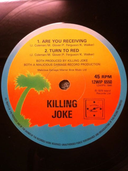 Killing Joke : Almost Red (12", Single)