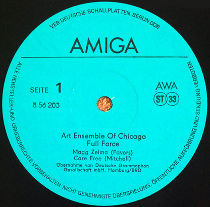 Art Ensemble Of Chicago* : Full Force (LP, Album, RP)