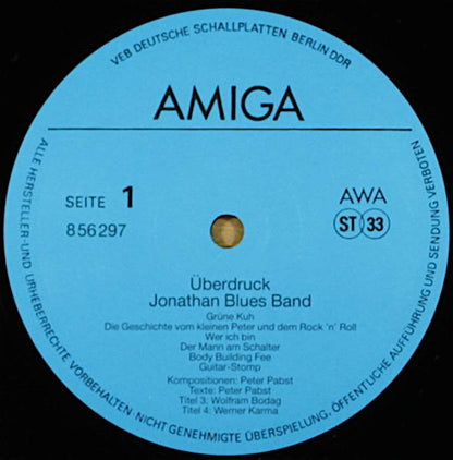 Jonathan Blues Band : Überdruck (LP, Album)