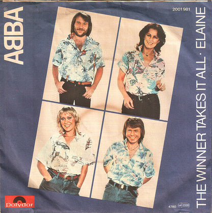 ABBA : The Winner Takes It All / Elaine (7", Single)