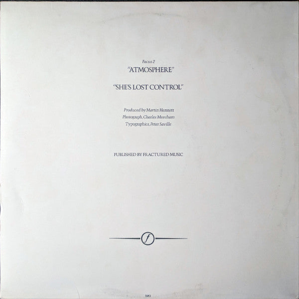 Joy Division : Atmosphere (12", Single, Gre)