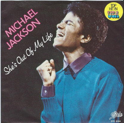 Michael Jackson : She's Out Of My Life / Push Me Away (7", Single)