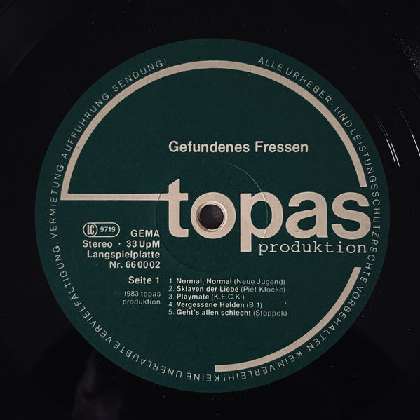 Various : Gefundenes Fressen (LP, Comp)