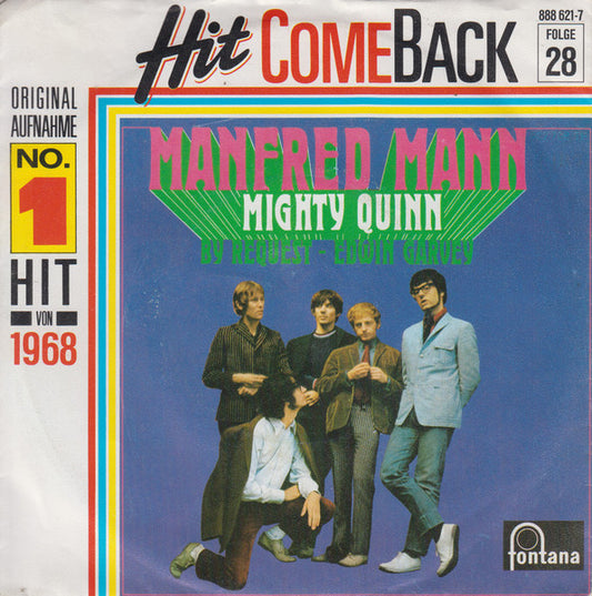 Manfred Mann : Mighty Quinn (7", Single, Mono, RE)