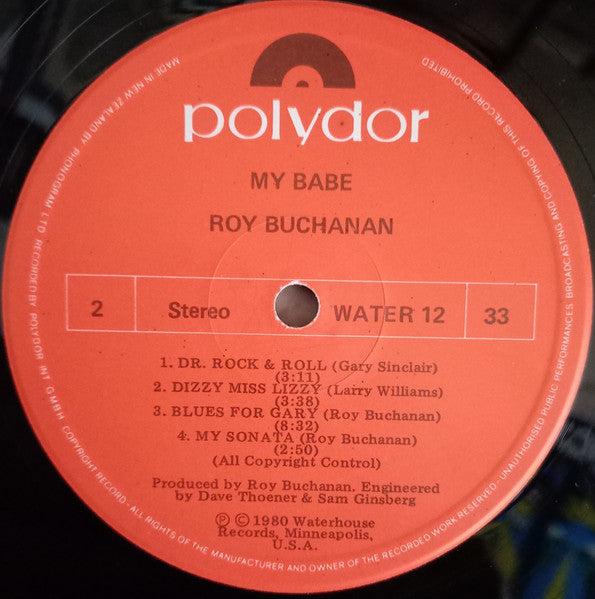 Roy Buchanan : My Babe (LP)