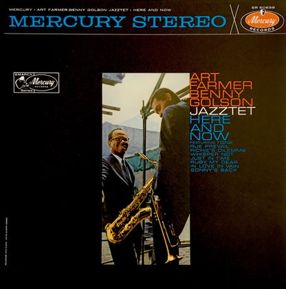 Art Farmer-Benny Golson Jazztet* : Here And Now (LP, Album, RE, RM)