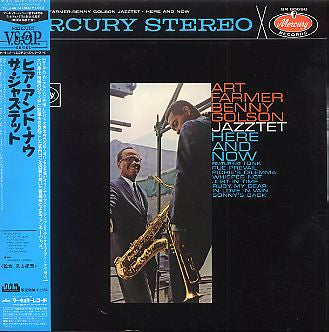 Art Farmer-Benny Golson Jazztet* : Here And Now (LP, Album, RE, RM)