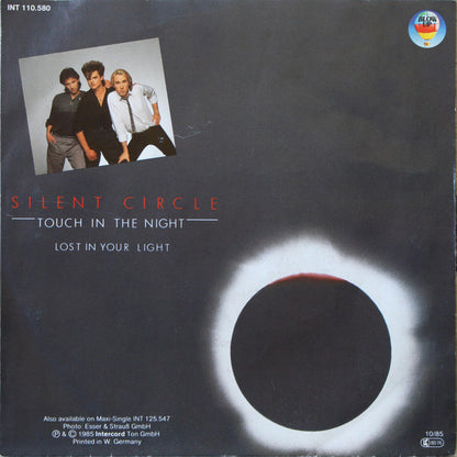 Silent Circle : Touch In The Night (7", Single)