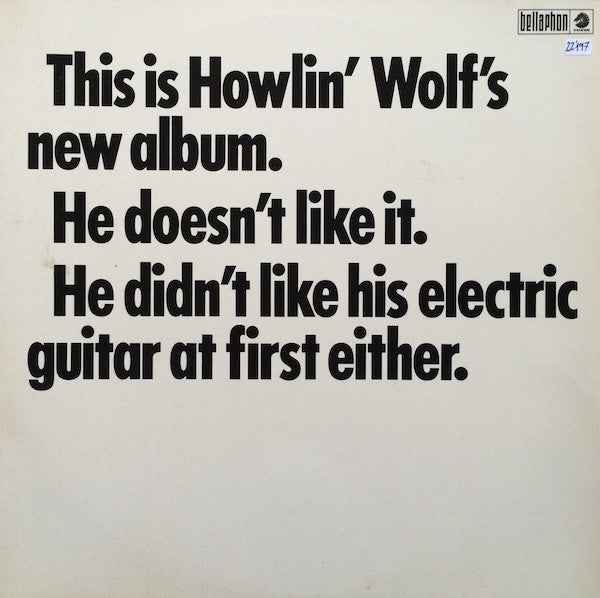 Howlin' Wolf : The Howlin' Wolf Album (LP, Album)