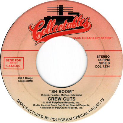 Big Bopper / Crew Cuts* : Chantilly Lace / Sh-Boom (7")