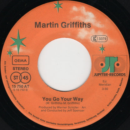 Martin Griffiths : Israelites (7", Promo)