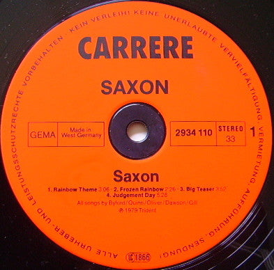 Saxon : Saxon (LP, Album)