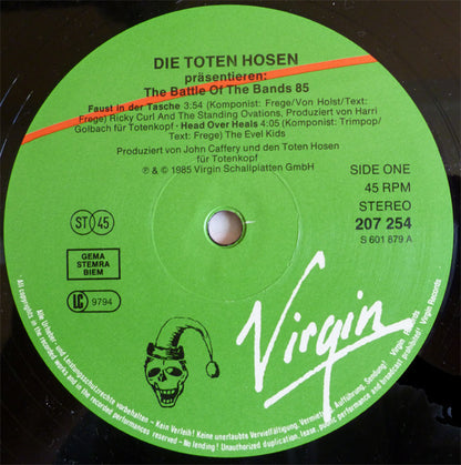 Die Toten Hosen : The Battle Of The Bands 85 (12")