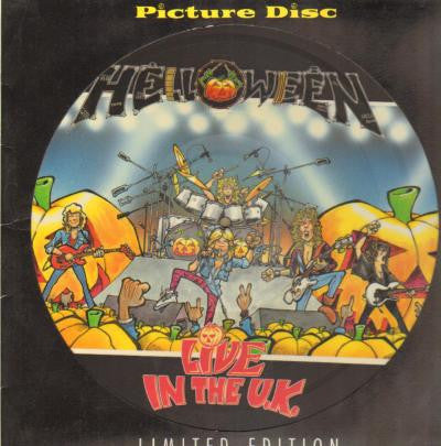 Helloween : Live In The U.K. (LP, Album, Ltd, Pic)