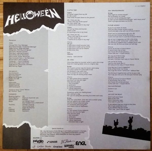 Helloween : Live In The U.K. (LP, Album, Ltd, Pic)