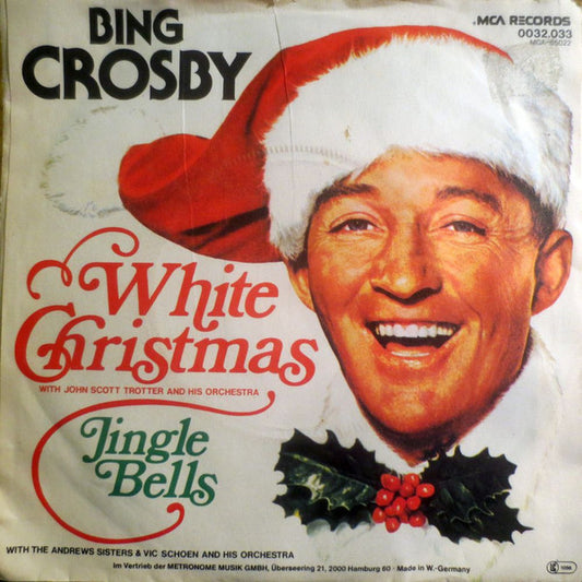 Bing Crosby : White Christmas (7", Single, RE)