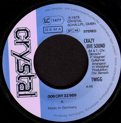 Twigg : Crazy Jive Sound (7", Single)