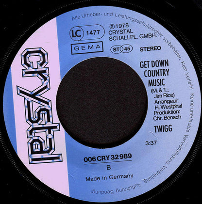 Twigg : Crazy Jive Sound (7", Single)