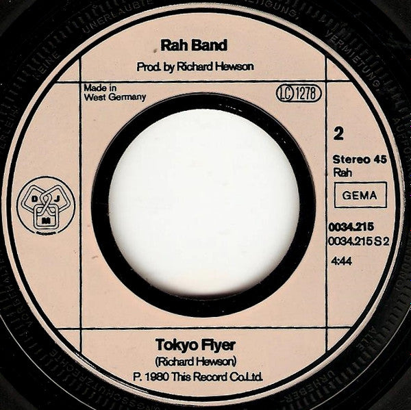 RAH Band : Falcon / Tokyo Flyer (7", Single)