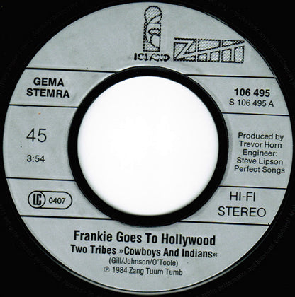 Frankie Goes To Hollywood : Two Tribes (7", Single)