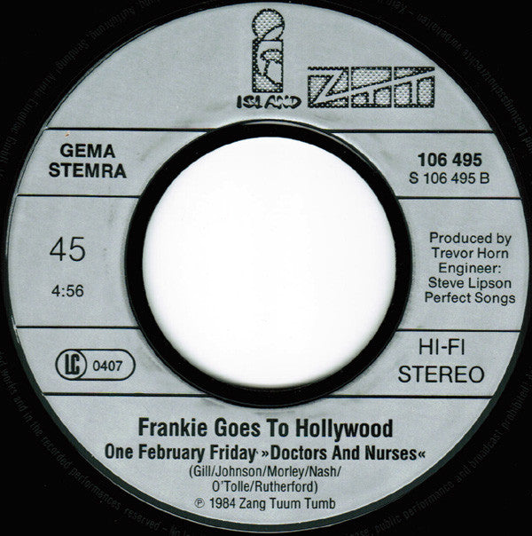 Frankie Goes To Hollywood : Two Tribes (7", Single)