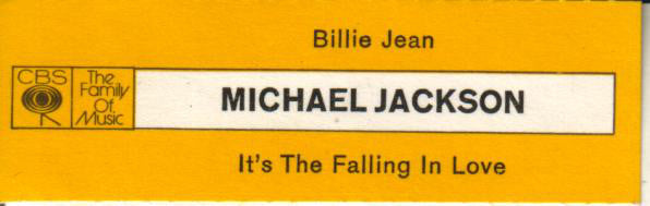 Michael Jackson : Billie Jean (7", Single)