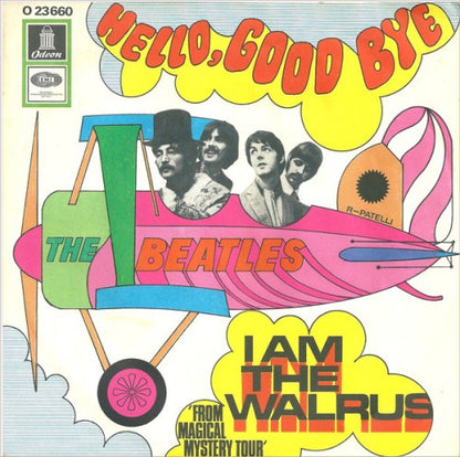 The Beatles : Hello, Good Bye / I Am The Walrus (7", Single, Mono, A2A)