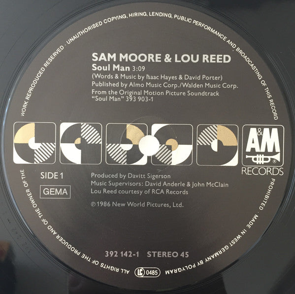 Sam Moore & Lou Reed : Soul Man (12")