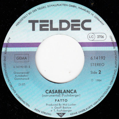 Patto : Casablanca (7", Single)