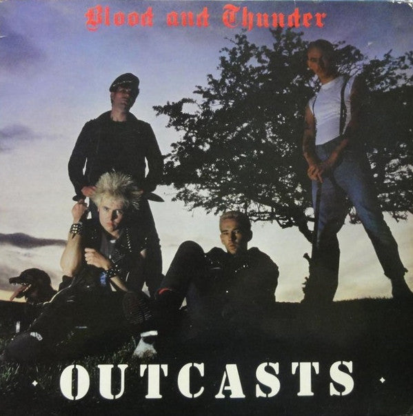 Outcasts* : Blood And Thunder (LP, Album)