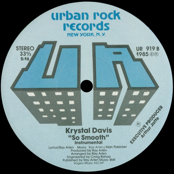 Krystal Davis : So Smooth (12")