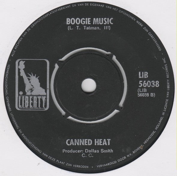 Canned Heat : On The Road Again (7", Single)