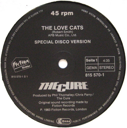 The Cure : The Love Cats (12", Maxi)