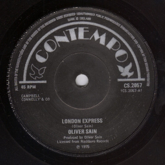 Oliver Sain : London Express (7", Sol)