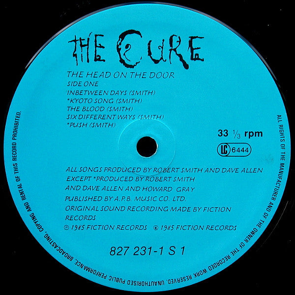 The Cure : The Head On The Door (LP, Album)