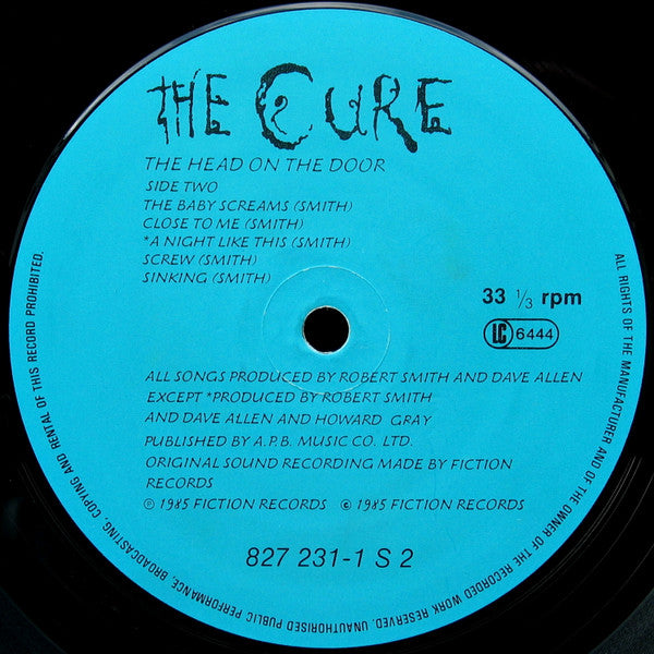 The Cure : The Head On The Door (LP, Album)