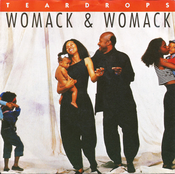 Womack & Womack : Teardrops (7", Single)