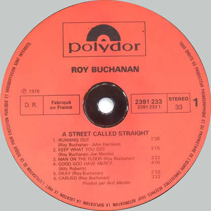 Roy Buchanan : A Street Called Straight (LP, Album, RP)