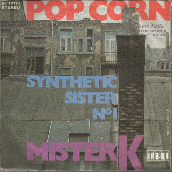 Mister K : Pop Corn (7", Single)