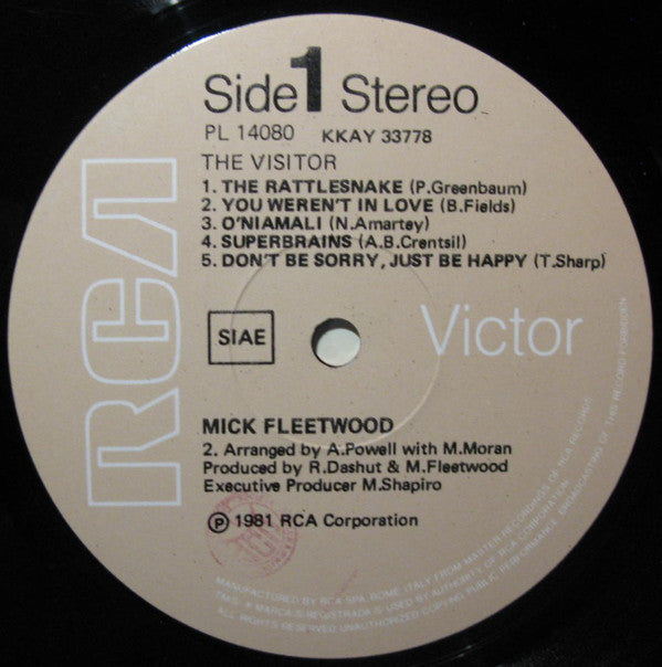 Mick Fleetwood : The Visitor (LP, Album, Gat)