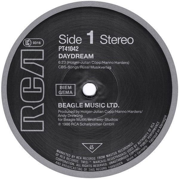 Beagle Music Ltd. : Daydream (12", Maxi)