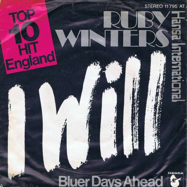 Ruby Winters : I Will (7", Single)