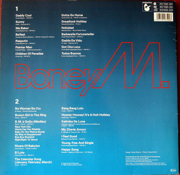 Boney M. : The Best Of 10 Years (LP, Comp, Mixed)