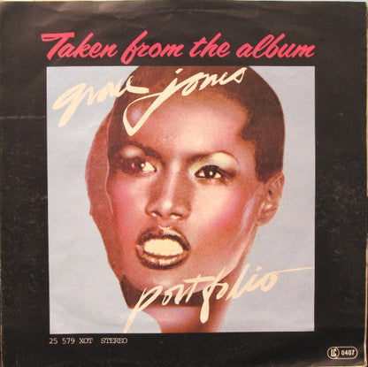 Grace Jones : La Vie En Rose / I Need A Man (7", Single)