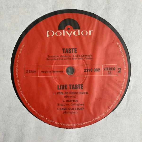 Taste (2) : Live Taste (LP, Album)