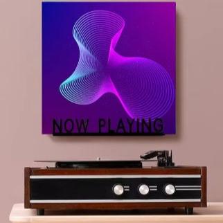 Now Playing Vinyl Display Kunstof 3D Design