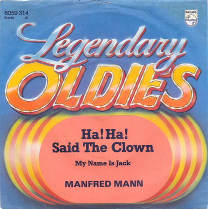 Manfred Mann : Ha! Ha! Said The Clown / My Name Is Jack (7", Single)