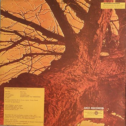 Wishbone Ash : Pilgrimage (LP, Album, RE)